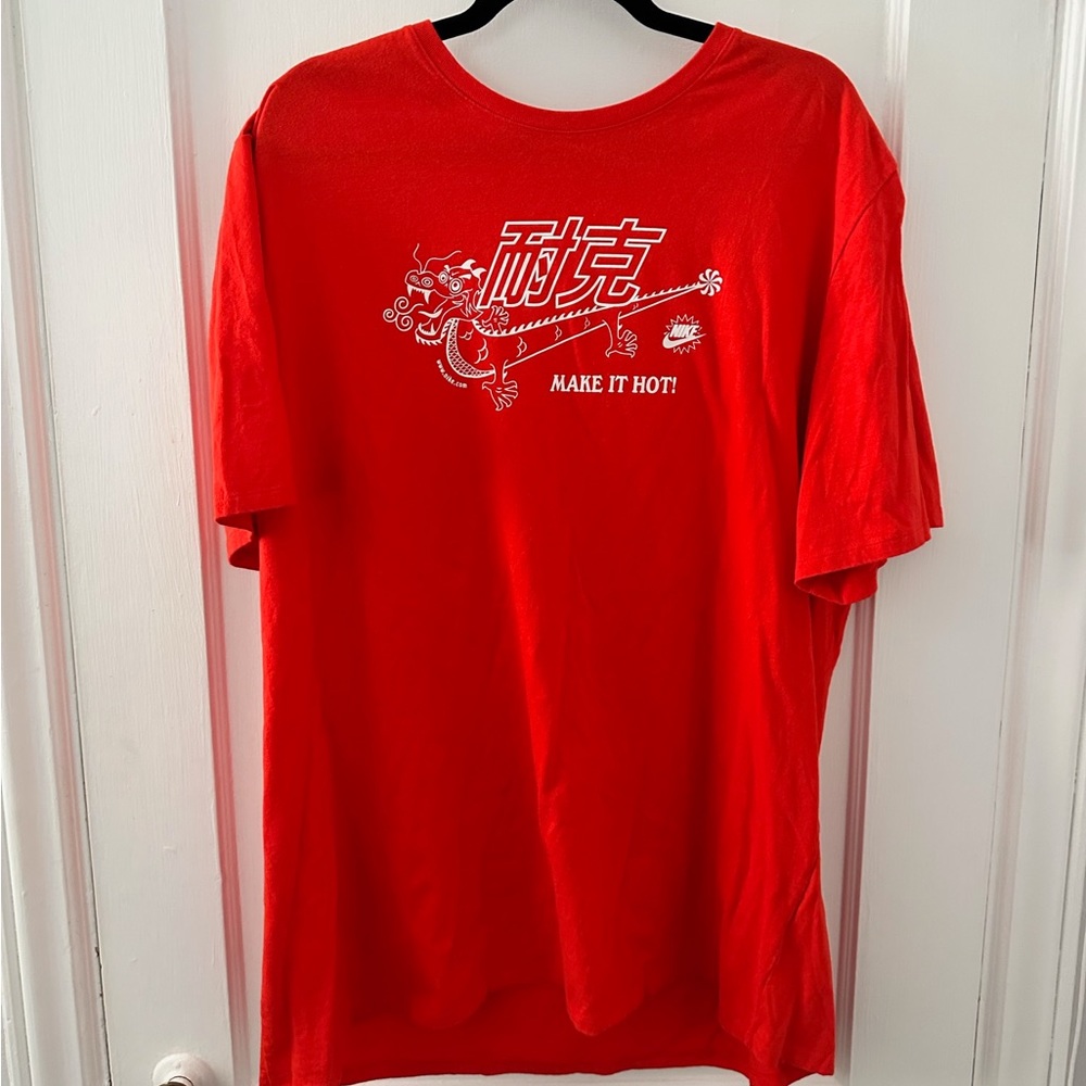 Nike Men's XXL Make It Hot Tee - Orange